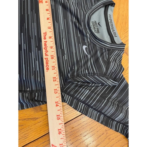 Nike T-shirt Pro Combat hiper warm dri-fit compression Youth Sz L slightly used - Picture 6 of 7